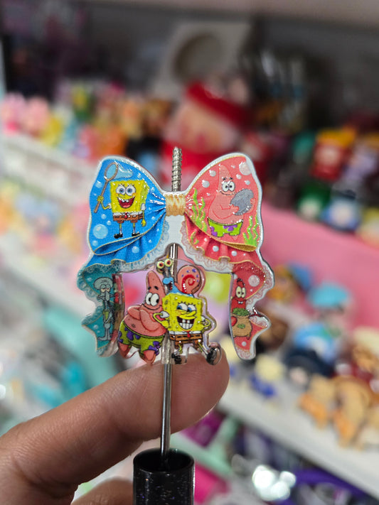 Focal beads- Spongebob