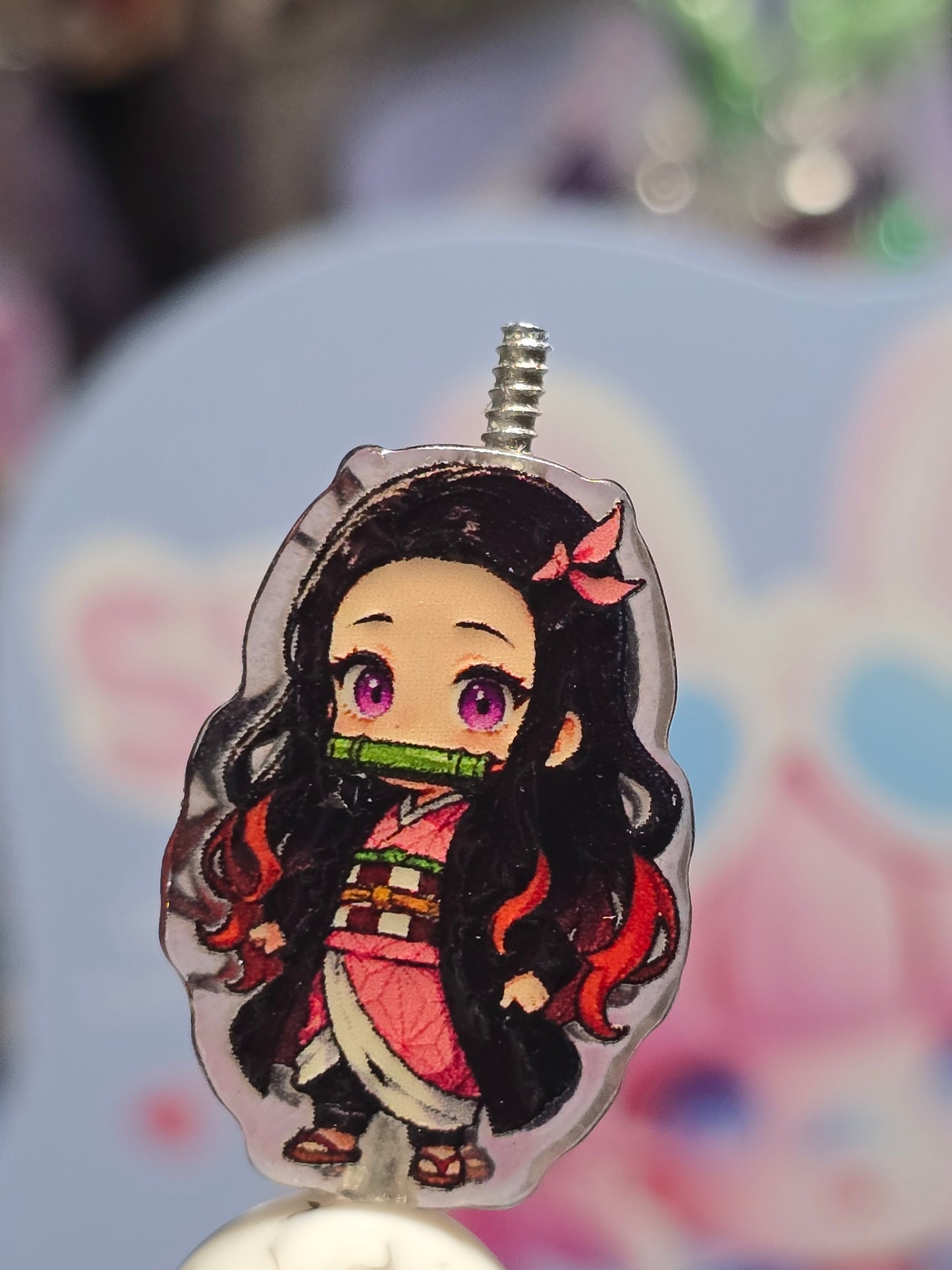 Acrylic Focal beads- Nezuko