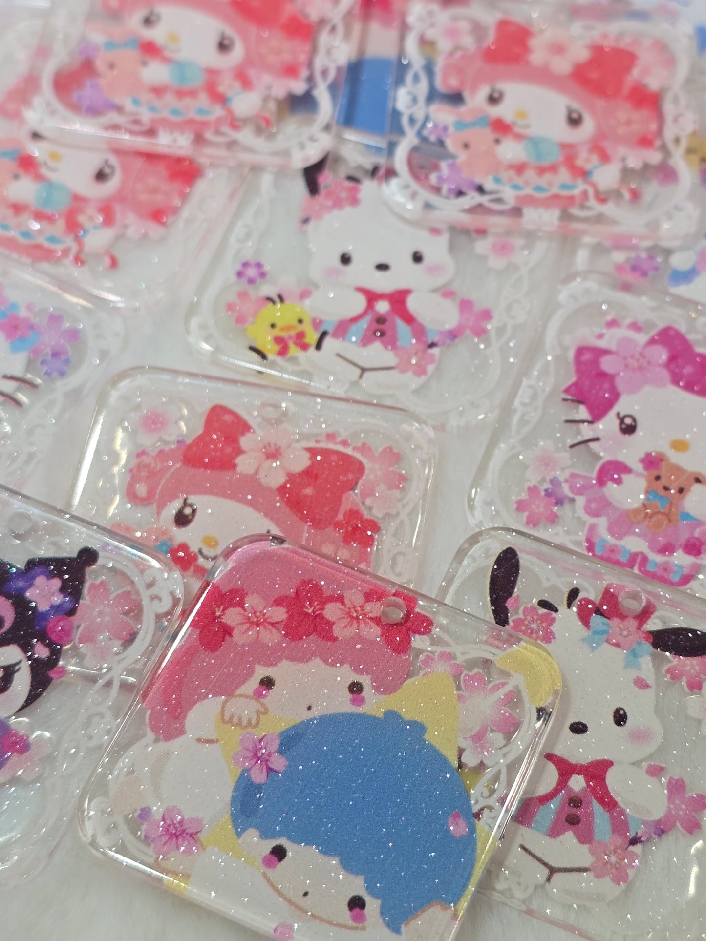 Laser Acrylics- Square SanriO Style 003