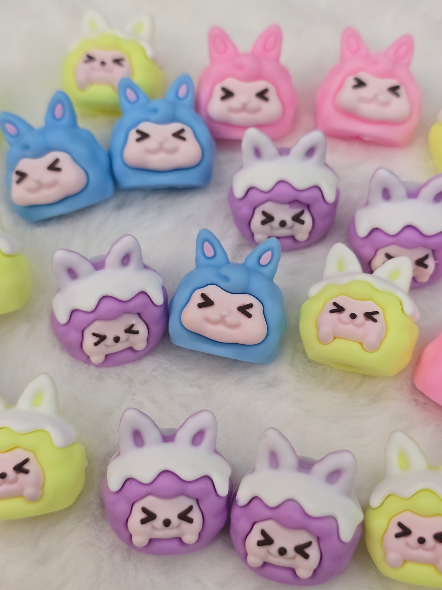 Silicon pen/pencil topper 10pcs set
