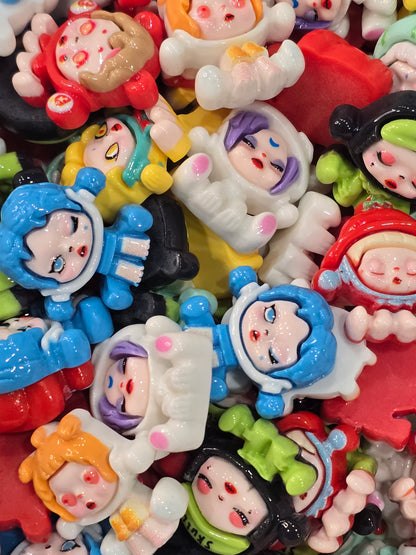 SP flat back charms