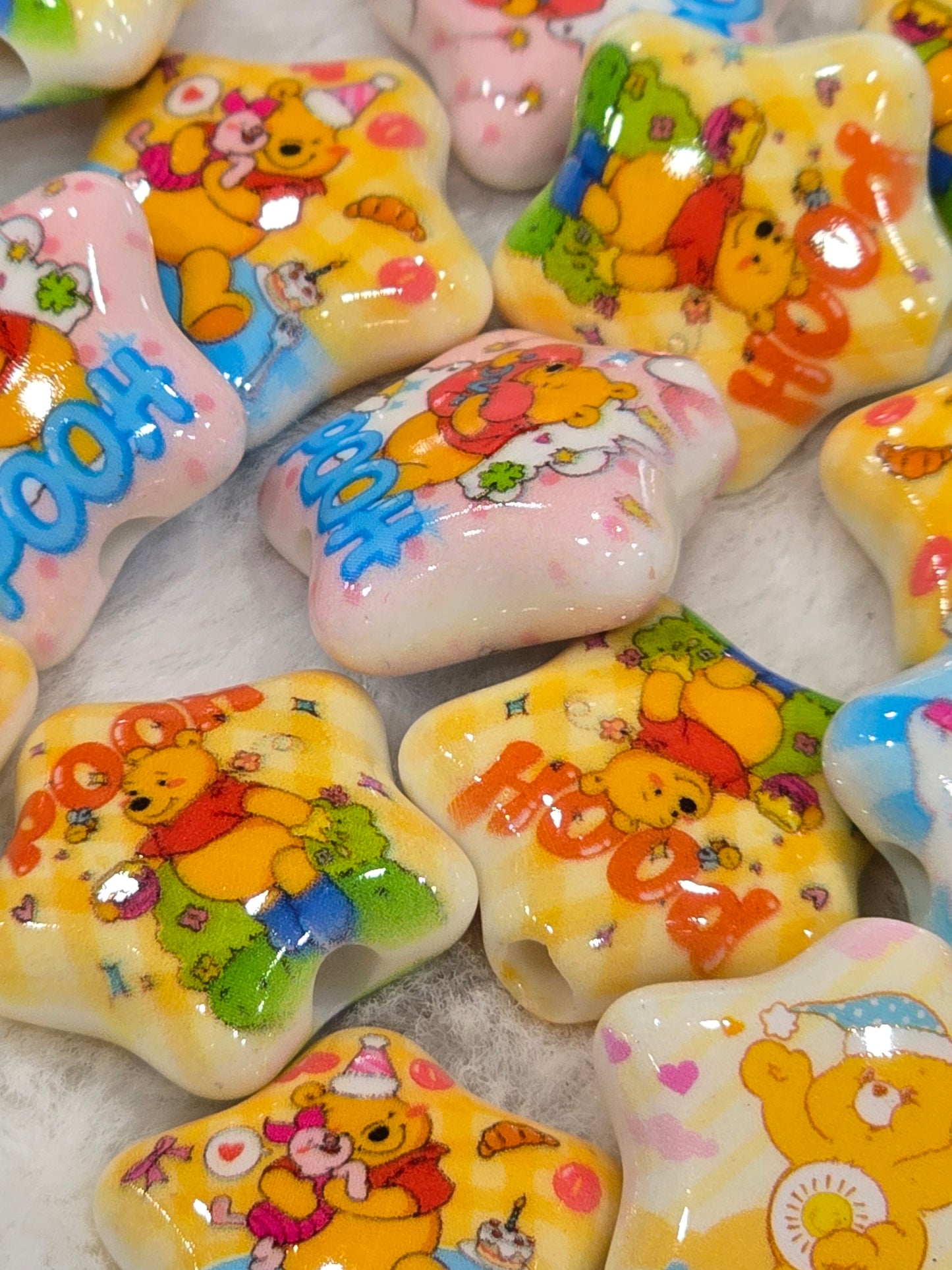 Pooh Bear -Mix beads