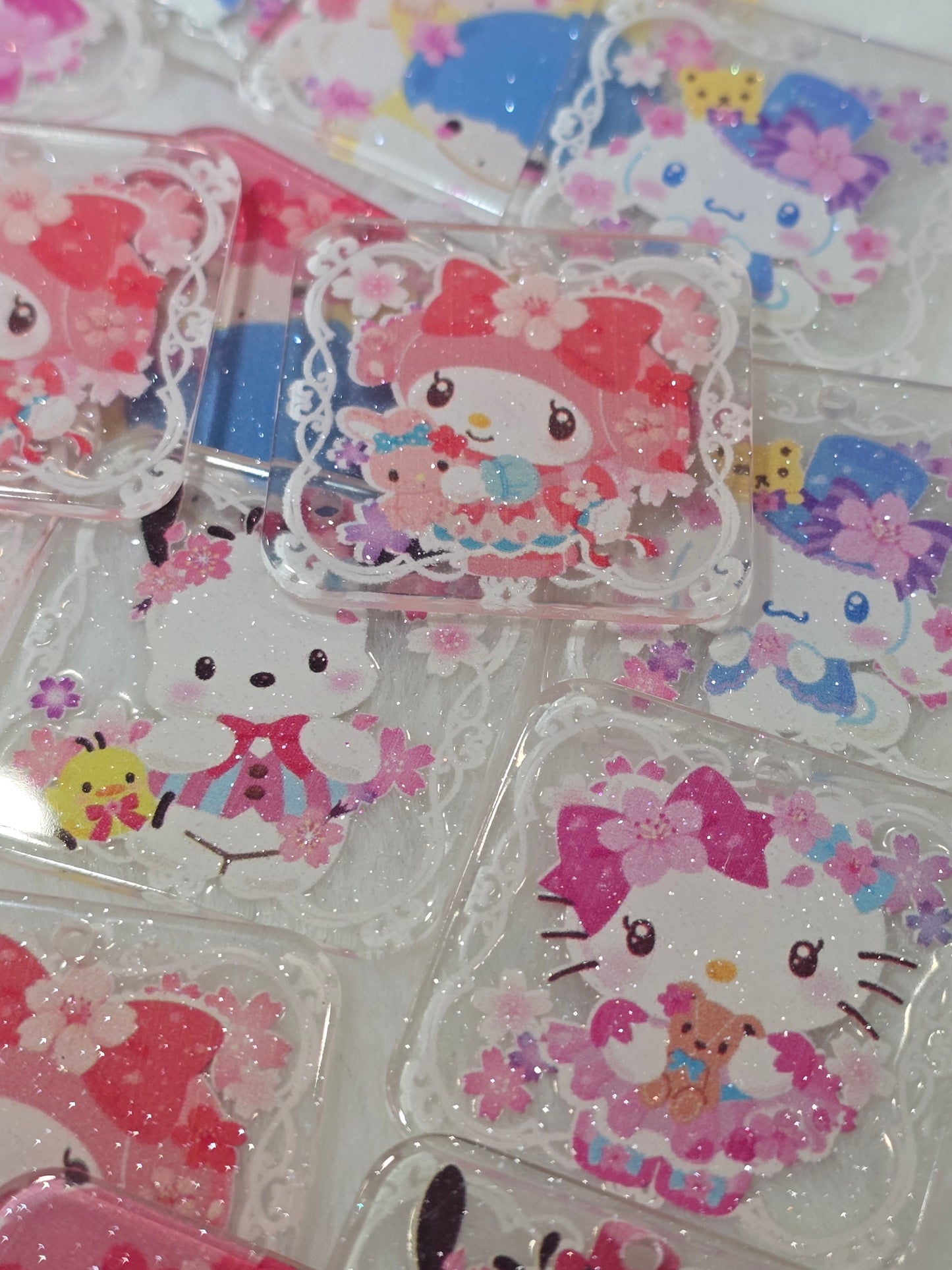 Laser Acrylics- Square SanriO Style 003