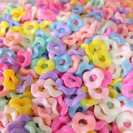 Pastel Candy color Spiral Spacer