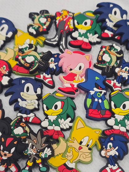 Sonic Croc Charms-  $7/10pcs
