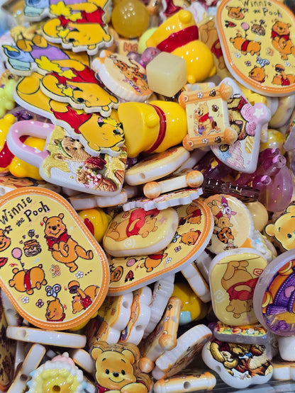 Character Theme Mix Beads-   Pooh Bear