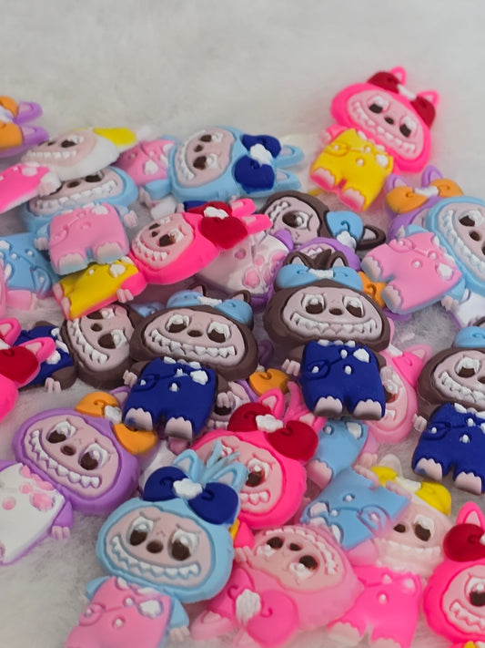 Croc Charms bundle-LabuBu with bow- $7/10pcs