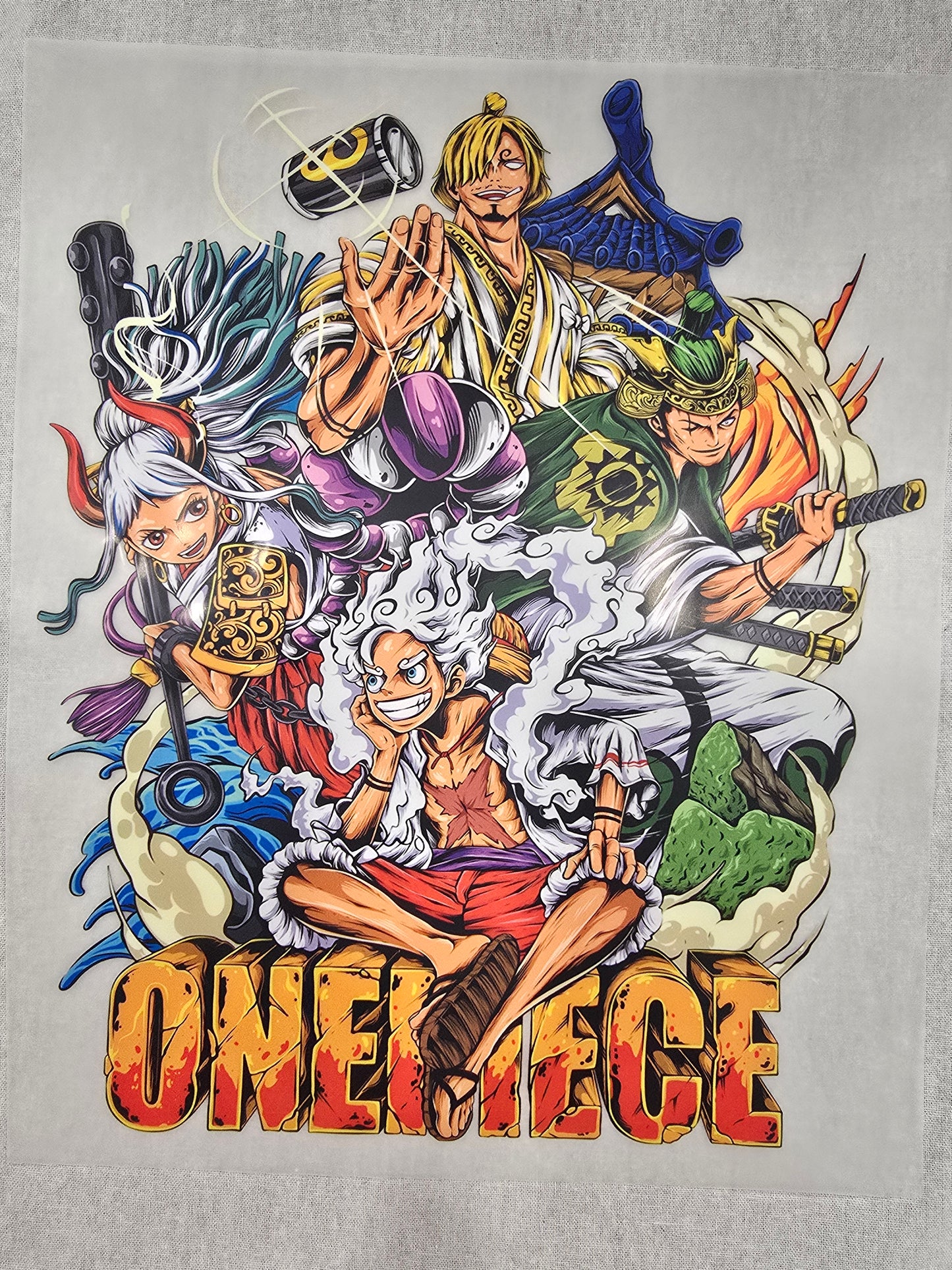One Piece- DTF transfer - 10 x 10