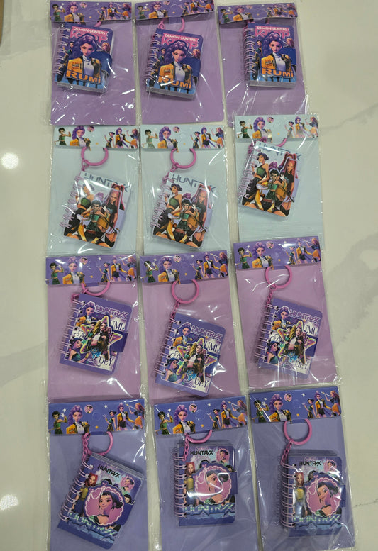 Kpop Notebook Keychain