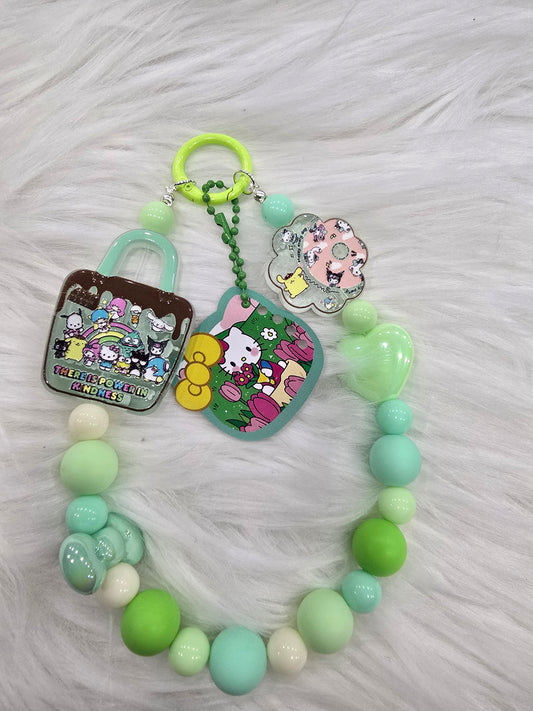 DIY Phone & Bag Keychain Kit - Green HK