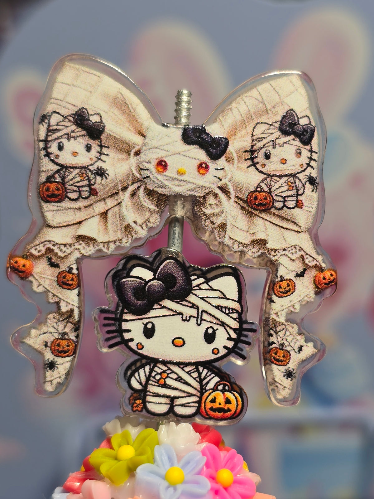 Acrylic bow set Focal- Halloween HK