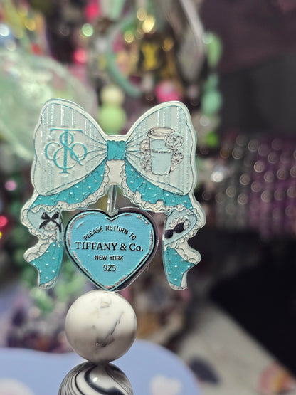 Acrylic bow set Focal beads- Tiff