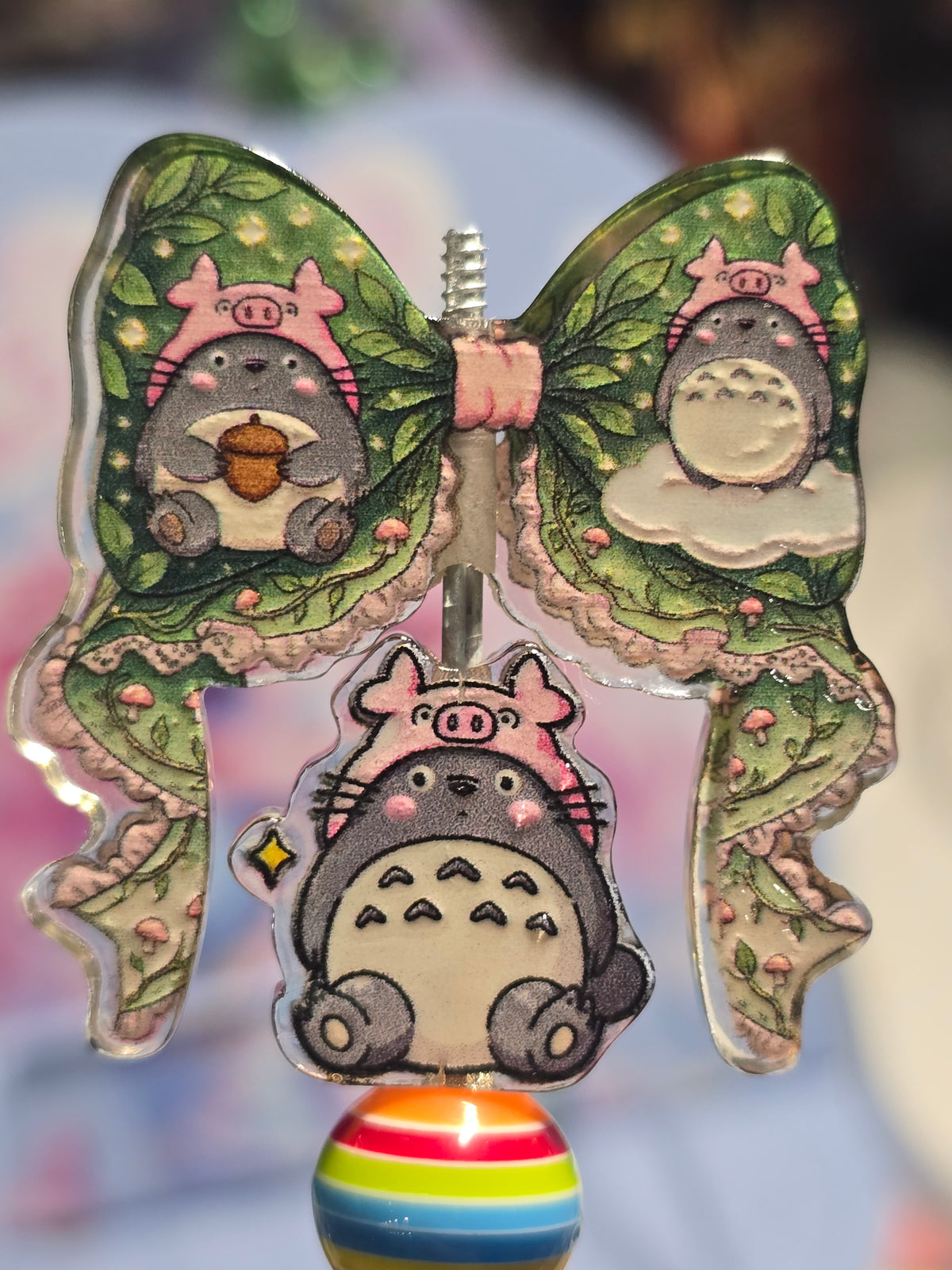 Acrylic bow set Focal- Totoro