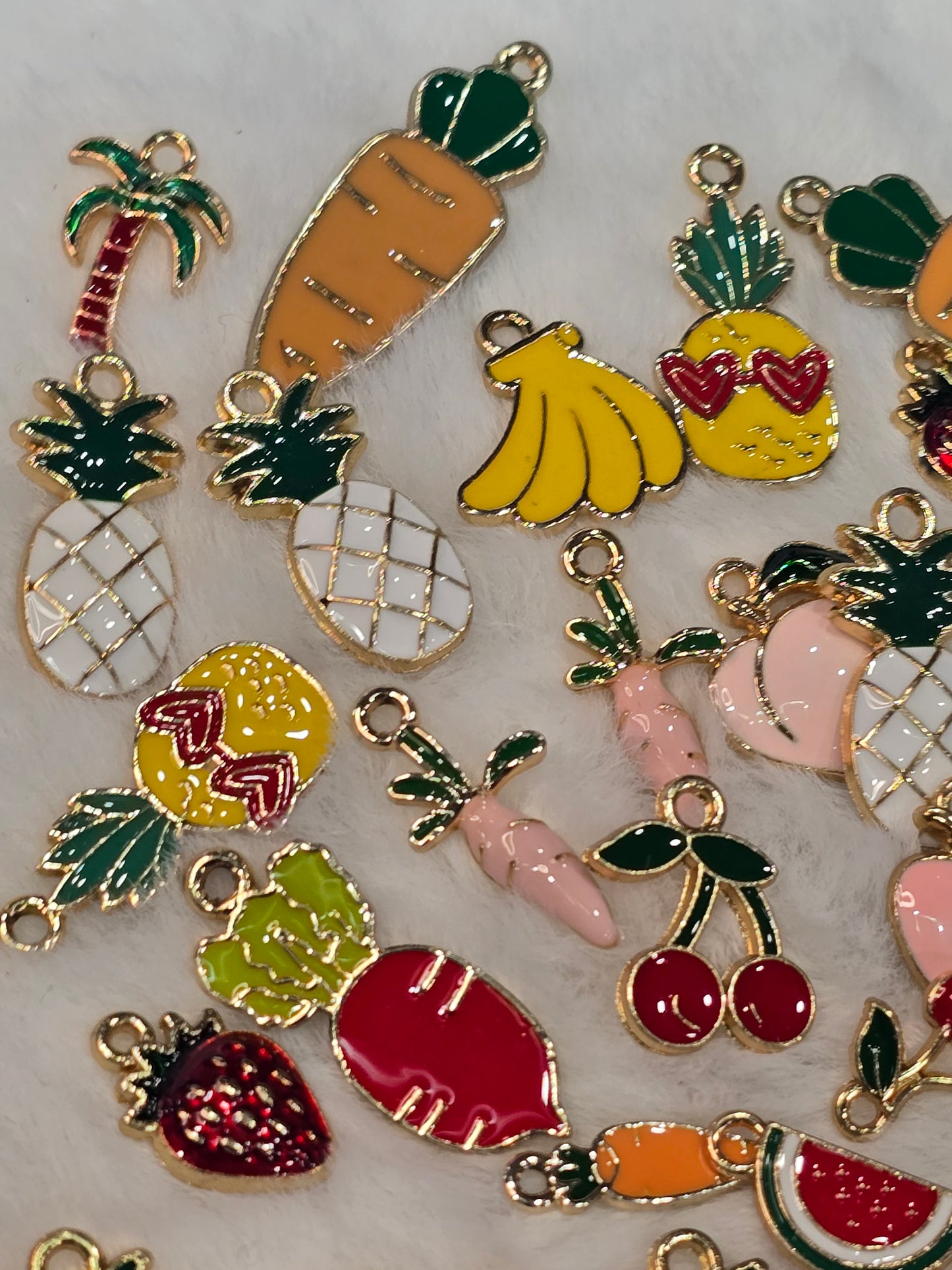 Fruits-Metal Charm Pendant