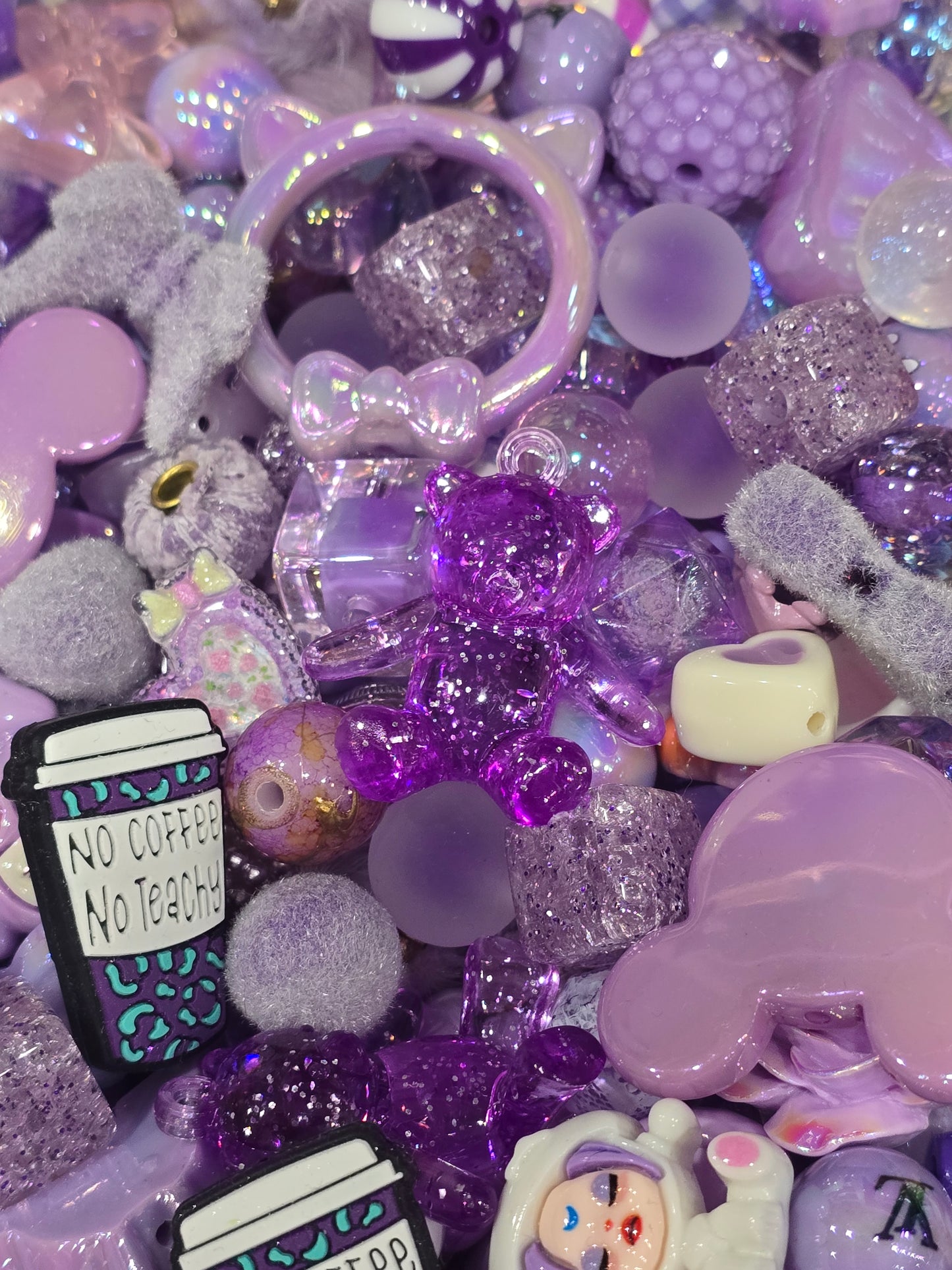 Purple Mix beads and focals