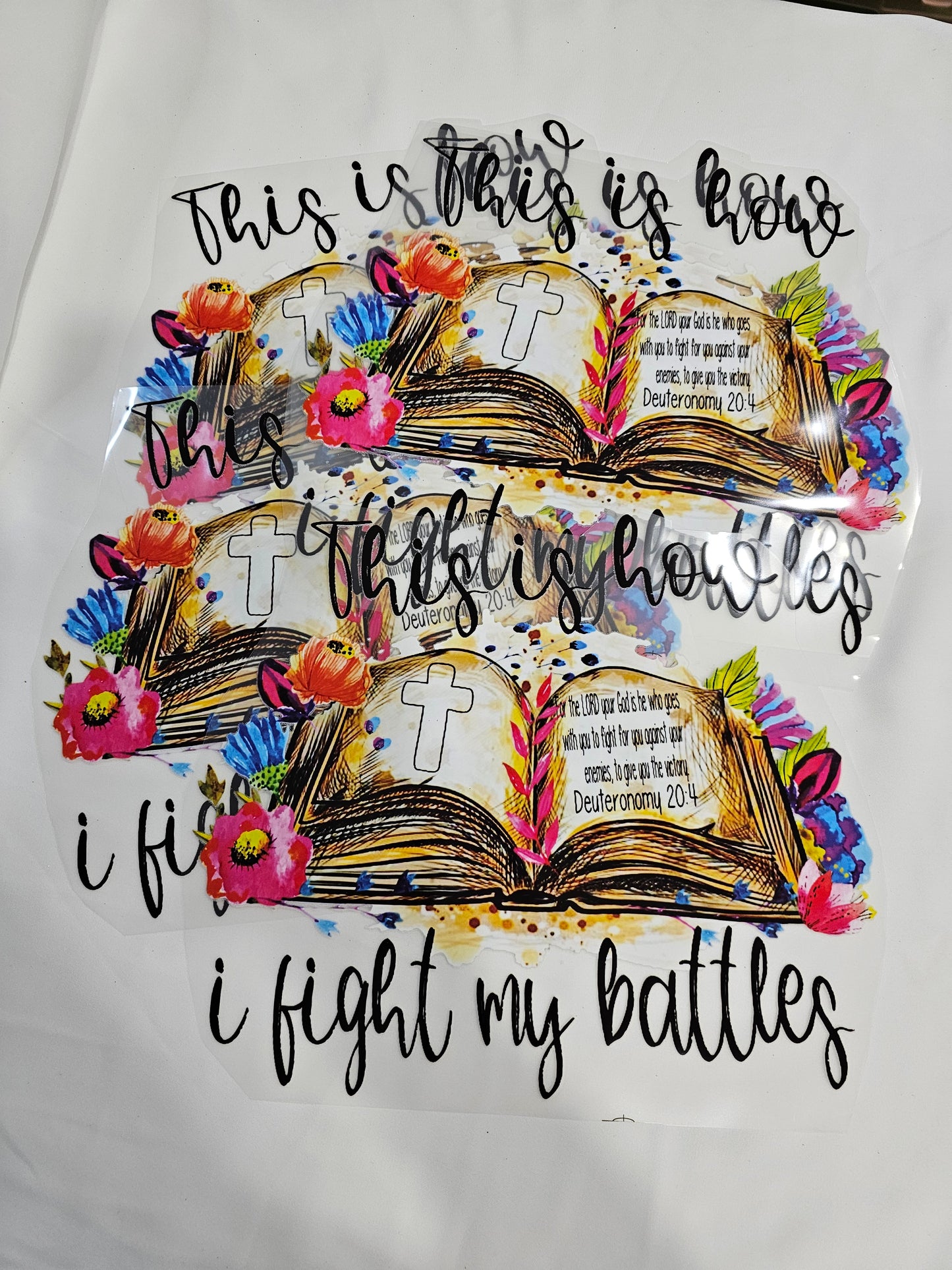 This is how I fight my battles- DTF Transfer  8 x 9