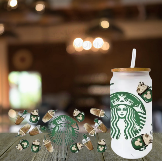 Starbucks UV DTF Wrap 16 oz